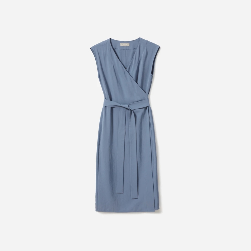 Everlane Japanese GoWeave Wrap Dress